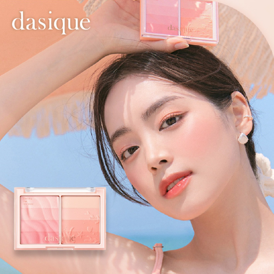 Dasique Blending Layer Cheek 雙色調8色漸層胭脂盤 – 01 Summer Coral