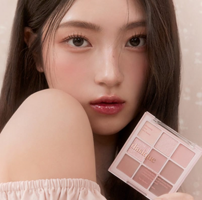 新色! Dasique Shadow palette 9色眼影盤 # 27 Rose Milk Tea 玫瑰奶茶