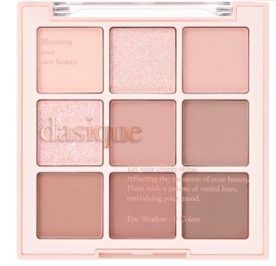 新色! Dasique Shadow palette 9色眼影盤 # 27 Rose Milk Tea 玫瑰奶茶