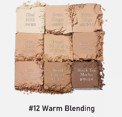 Dasique Shadow palette 9色眼影盤  #12 Warm Blending 肉桂奶茶