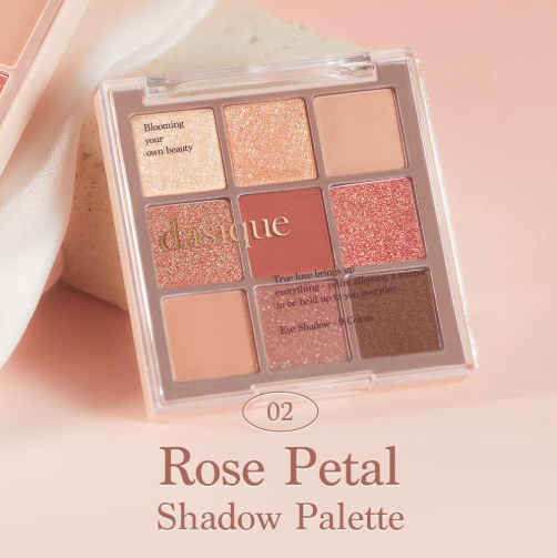 Dasique Shadow palette 9色眼影盤  #02 Rose Petal 玫瑰花瓣